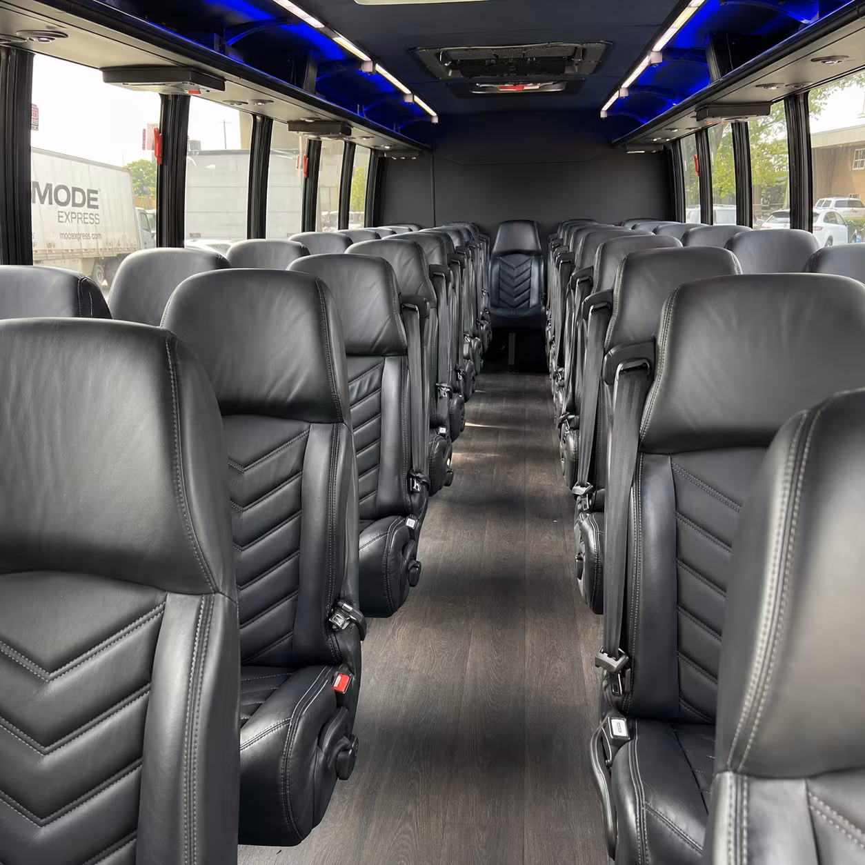 everett airport transportation onboard seating
